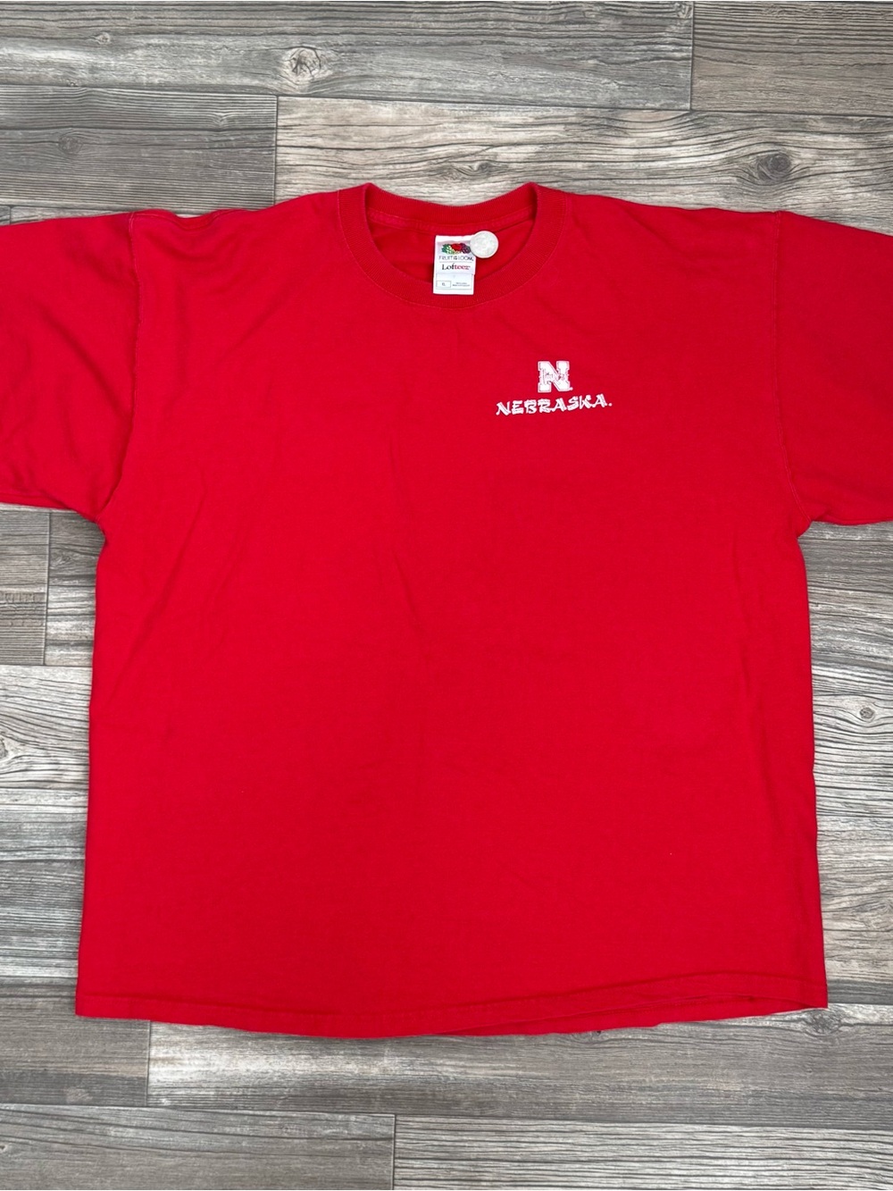 Vintage Nebraska Cornhuskers Spanish Fight Song Graphic Tee XL